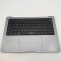 Volledige topcase toetsenbord Macbook pro M2 14” A2779 spacegrijs