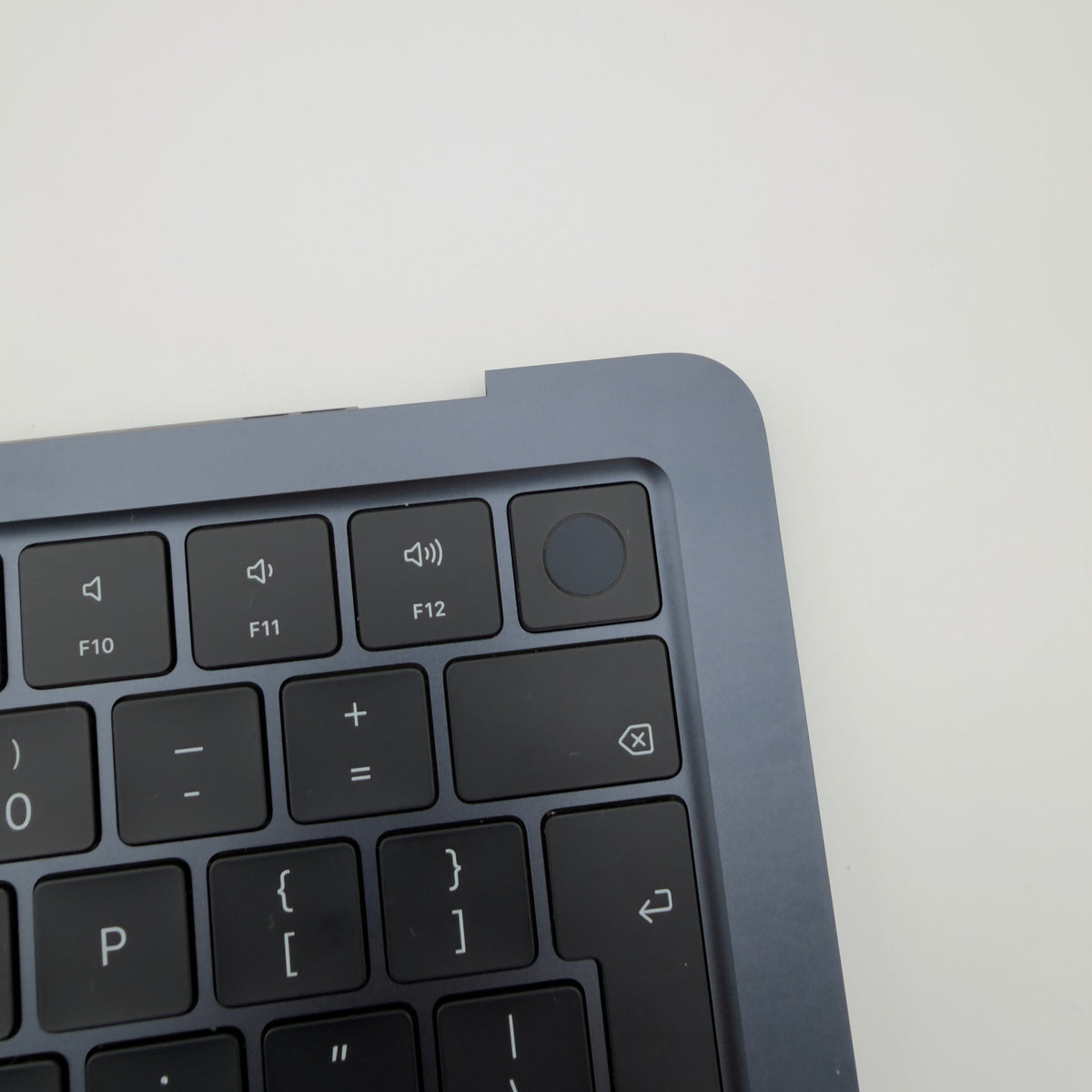 Volledige topcase toetsenbord macbook air M2 A2681 Middernacht