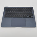 Volledige topcase toetsenbord macbook air M2 A2681 Middernacht
